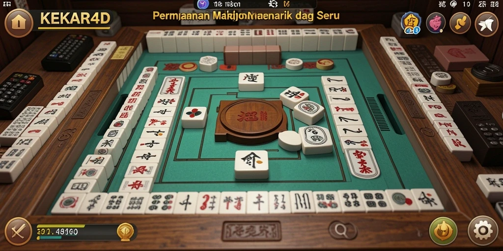 Tampilan gameplay menarik dari <strong>KEKAR4D</strong> yang menunjukkan tantangan Mahjong.