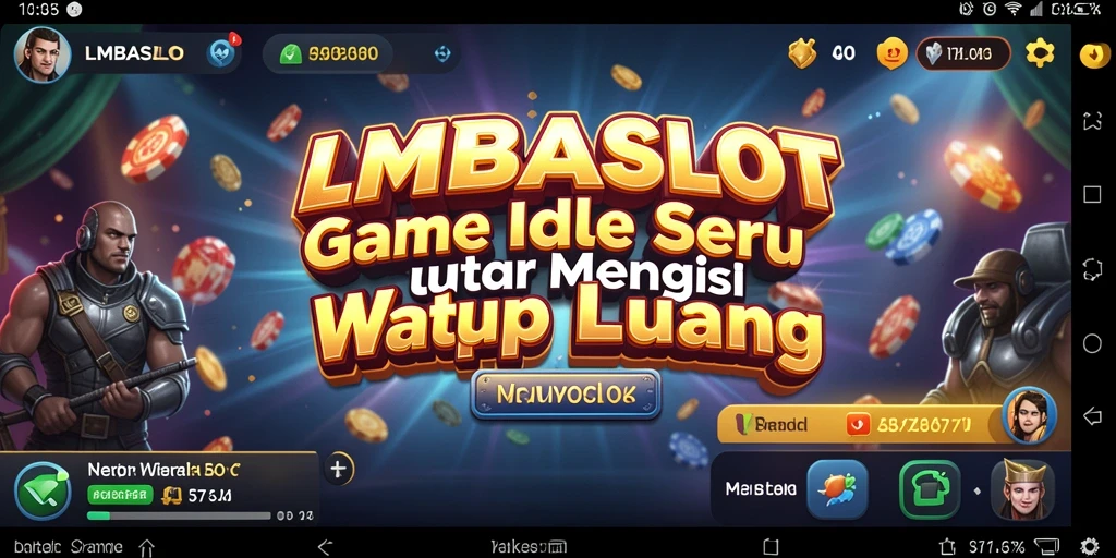 Tampilan gameplay LMBASLOT menampilkan pengalaman Idle yang menarik.