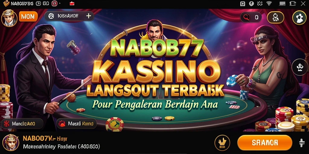 Tampilan menakjubkan dari permainan Live Casino di NABOB77.