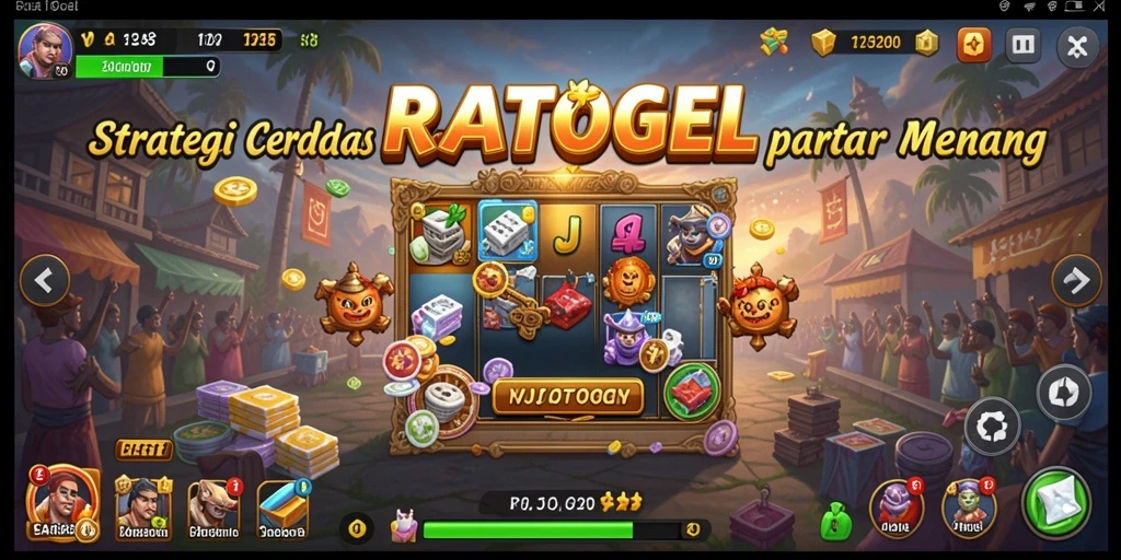 Menampilkan gameplay mendebarkan dalam RAJATOGEL.