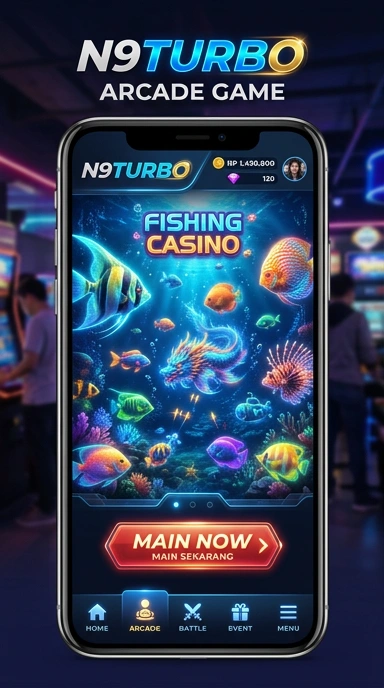 Tampilan antarmuka aplikasi n9turbo yang ramah pengguna.